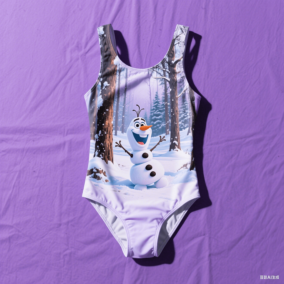 الصورة المصغرة: Children One-piece Swimsuit Disney Frozen Elsa Kids Girl Baby Clothes Girls Swim