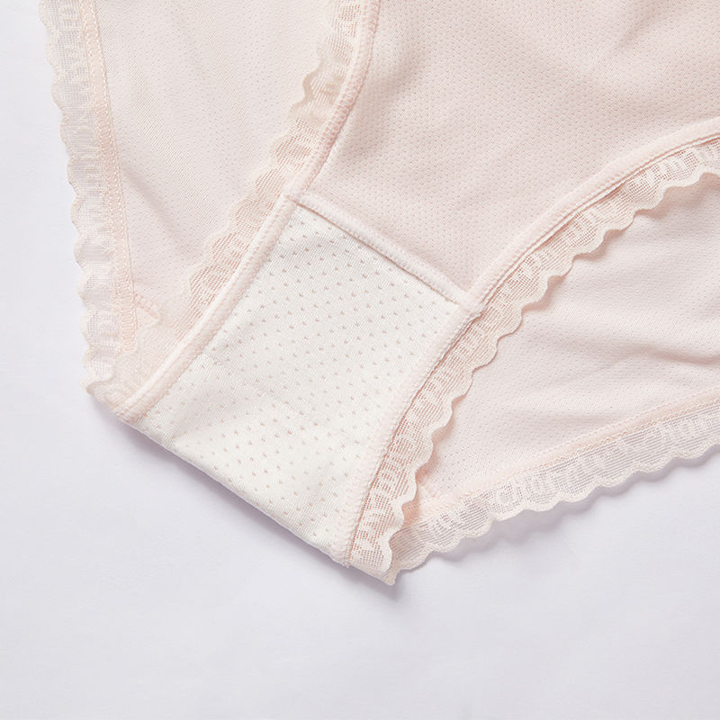 الصورة المصغرة: BANNIROU 3Pcs Ice Silk Women's Underwear Panties Briefs Soft Underwear For Woman