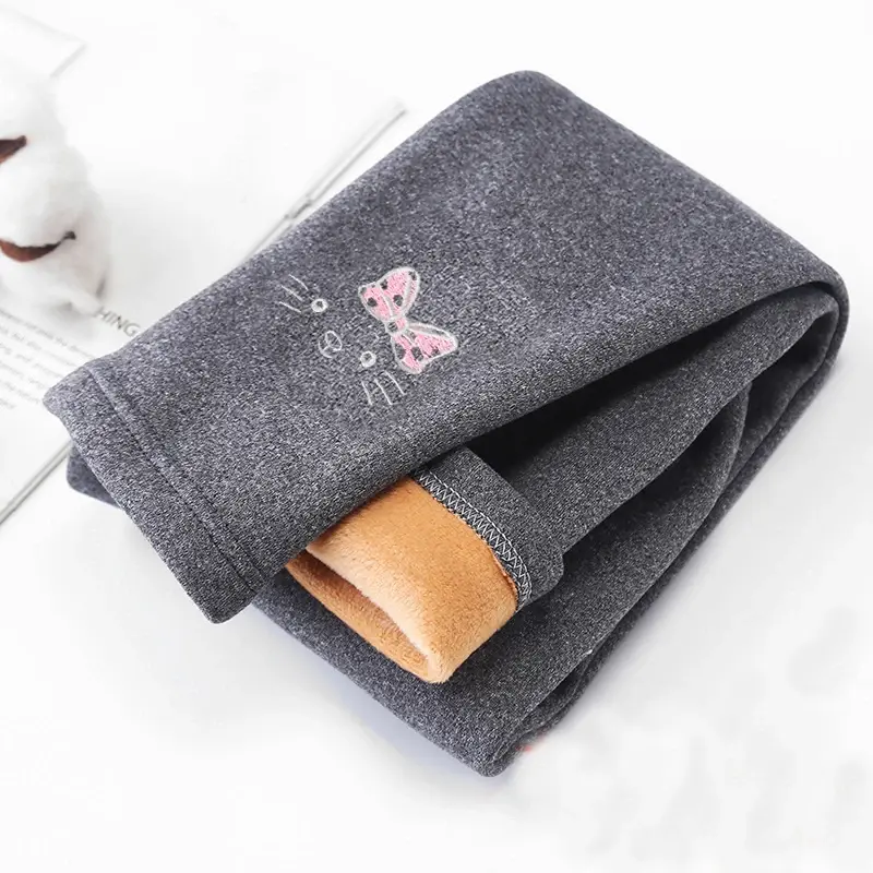 الصورة المصغرة: Autumn Winter Children Girl's Legging Thicken Warm Baby Girl Warm Plush Trousers