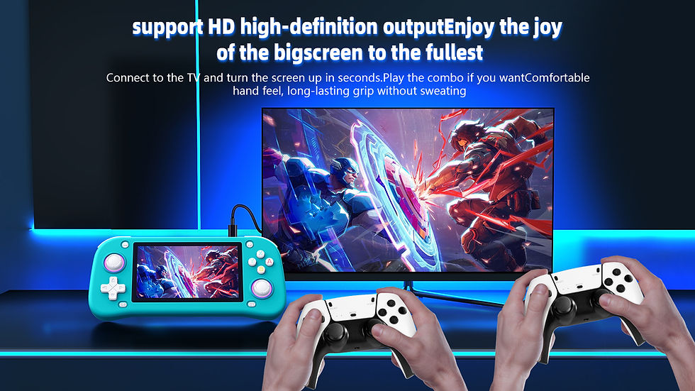 Thumbnail: AISLPC XF43 Retro Handheld Game Console 4.3 inch Linux System Gaming Players Por