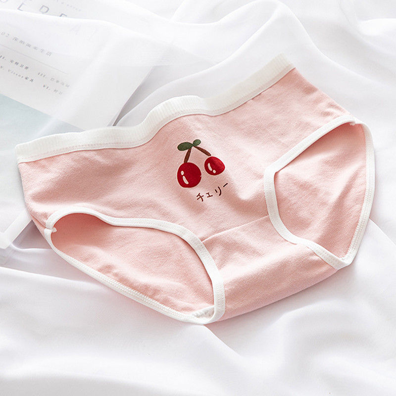 الصورة المصغرة: Cotton Panties Comfy Underwear Women Low Waist Briefs Female Underpants Lingerie