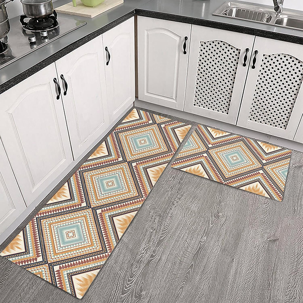 Thumbnail: Non Slip Kitchen Rugs Washable Kitchen Mats for Floor Abstract Kitchen Runner Ru