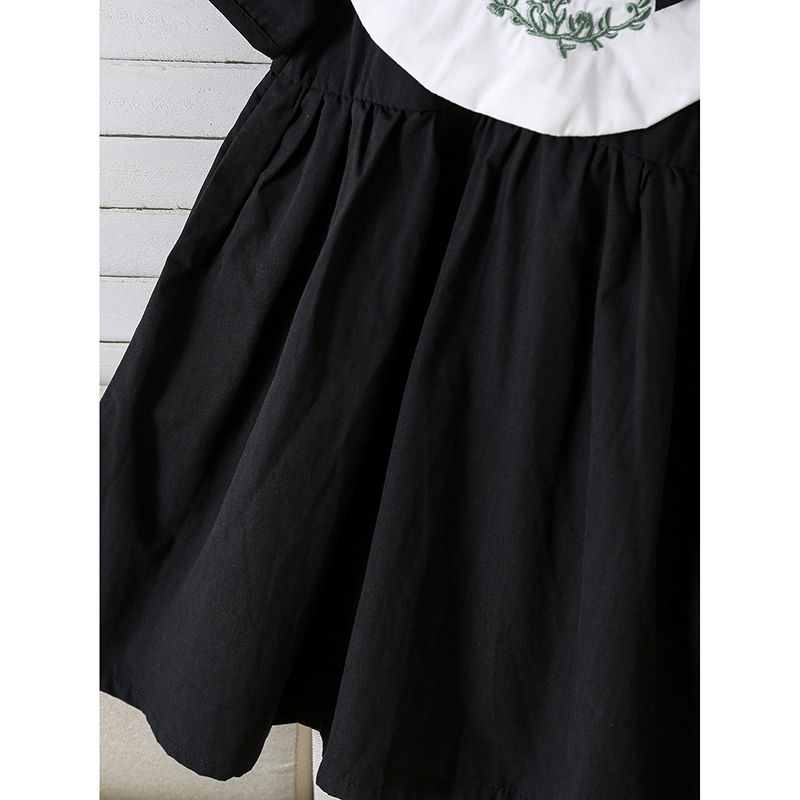 الصورة المصغرة: Summer Children Embroidery Flower 1-6Yrs Baby Girls Dress Infant Clothing Doll C