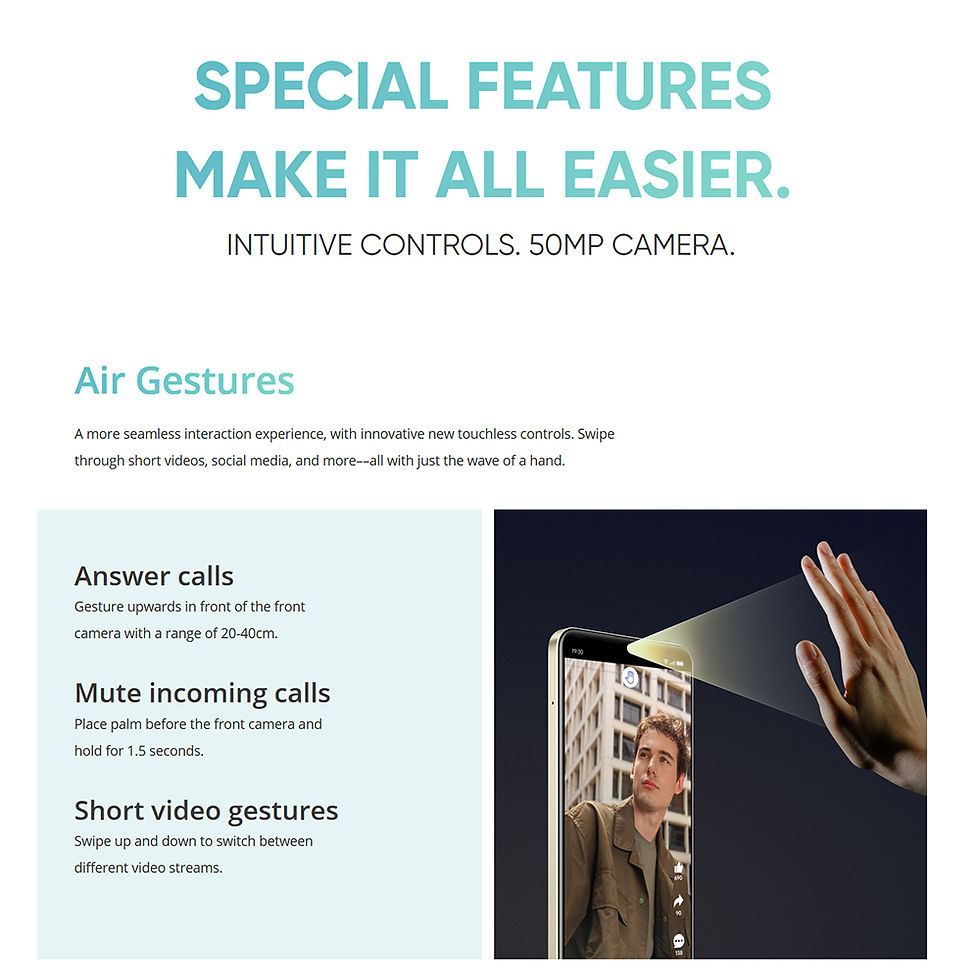 Thumbnail: Realme C61 6.74'' 90Hz Display Android14 Smartphone  50MP AI Camera 5000mAh IP54