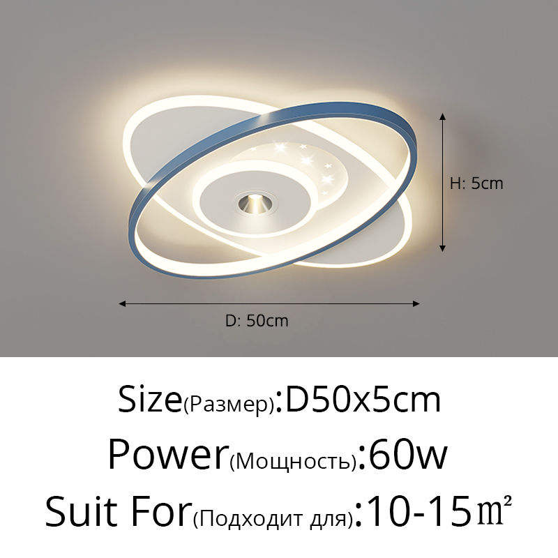 Thumbnail: New Modern Simple LED Ceiling Light Bedroom Living Room Luminaire Full Spectrum 