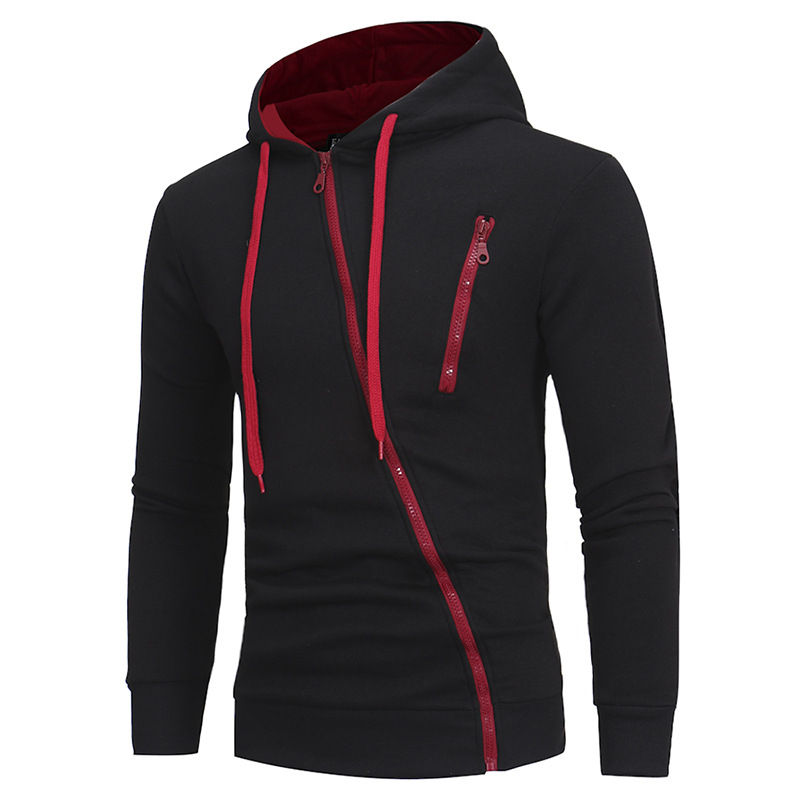 الصورة المصغرة: 2023 Zipper Men Jackets Autumn Winter Casual Fleece Coats Bomber Jacket Scarf Co