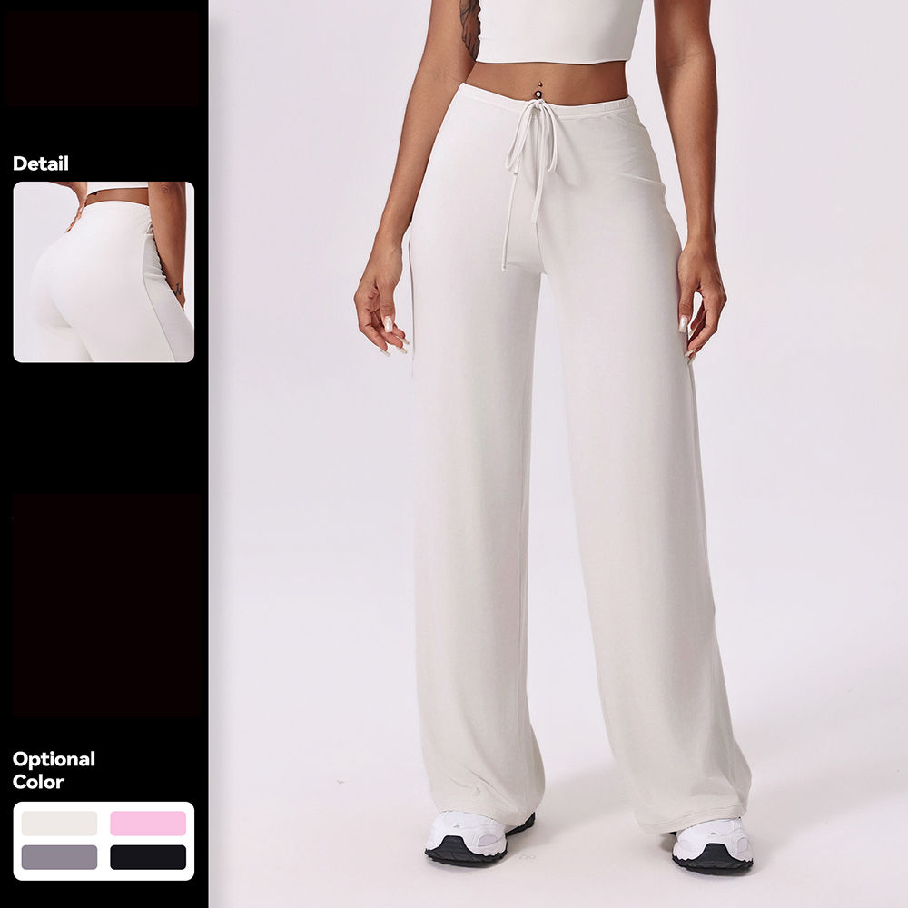 Yoga Wide Leg Pants Women High Waist Flared Leggings Gym Fitness Yoga Pants Work