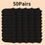Thumbnail: Wholesale 30/50 Pairs Unisex Short Socks Women Men Non-slip Solid Sock Low Cut A