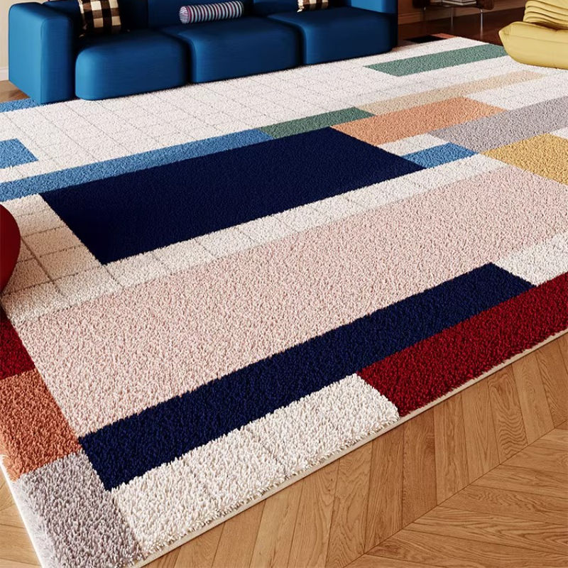 Thumbnail: Retro Style Rugs for Bedroom Large Area Living Room Decoration Anti-slip Carpet 