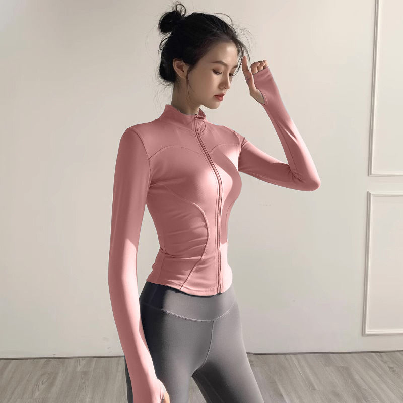 الصورة المصغرة: Women's Jacket Quick-drying Sun Protection Sport Coat Women's Tight Yoga Wear Lo