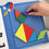 Thumbnail: Wooden Jigsaw Magnetic Tangram 3D Puzzle Book Educational Toys For Children Mont