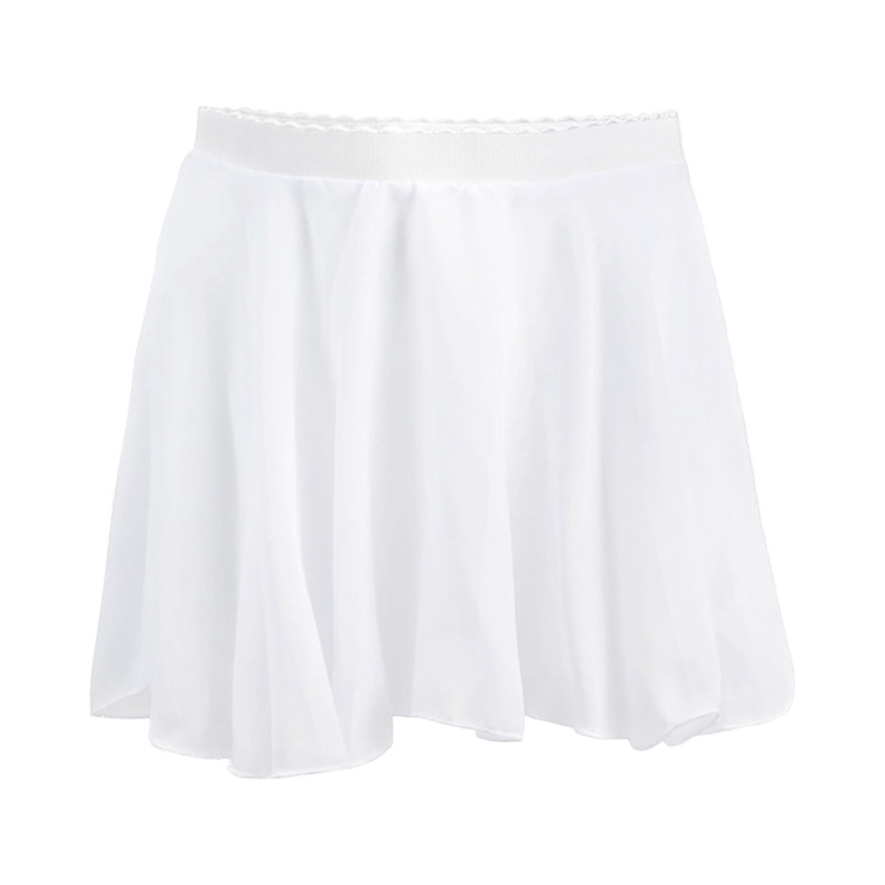 الصورة المصغرة: Children's Ballet Wrap Skirts Summer Sheer Snow Spinning Elastic Bust Girls Prin