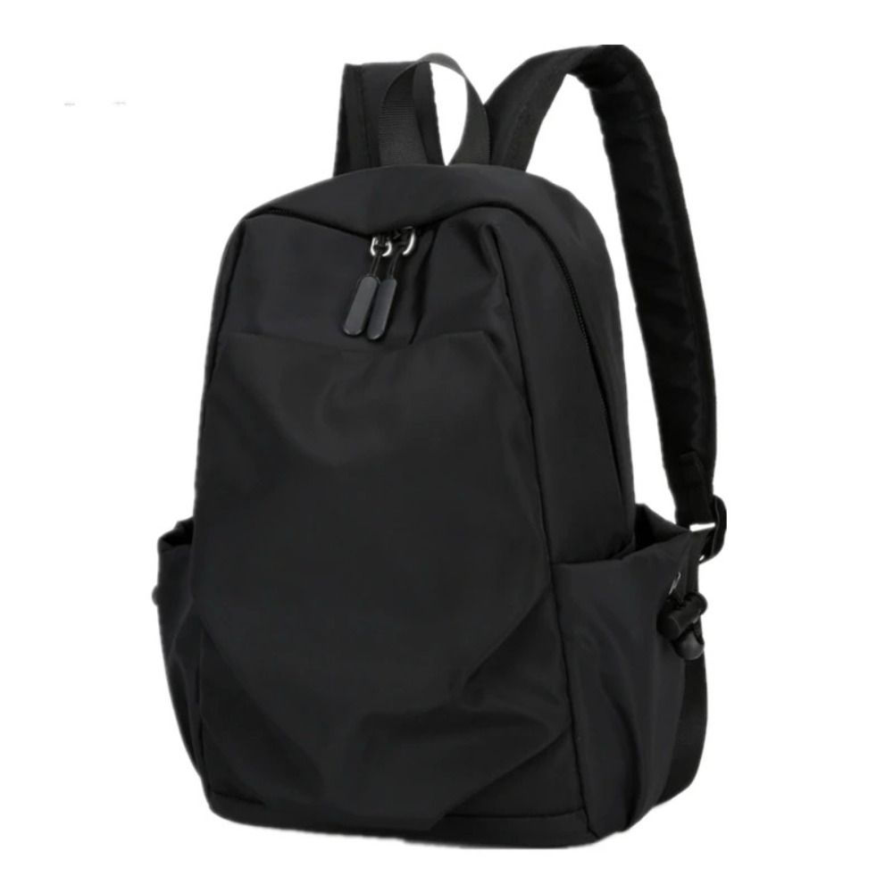 Oxford Mini Men's Backpack Solid Color Lightweight Small Shoulder School Bag Wat