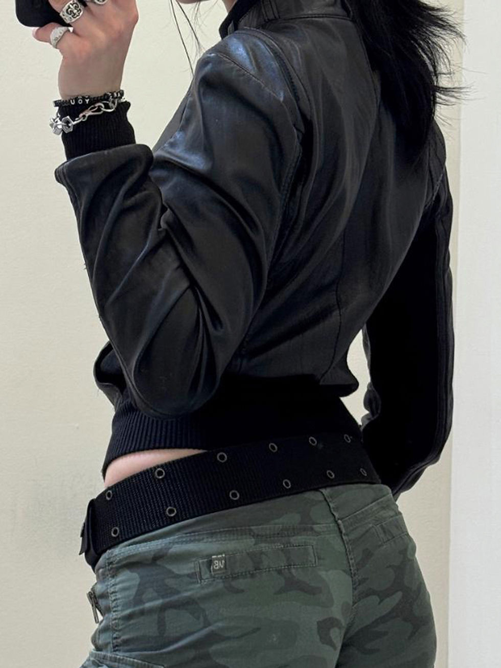 الصورة المصغرة: Y2k American Retro Gothic Hot Girl Zipper Long Sleeve Jacket Women Fashion Punk 