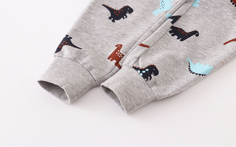 الصورة المصغرة: Cotton Autumn Spring Baby Boys Children'Clothing Cartoon Dinosaur Trousers Kids 