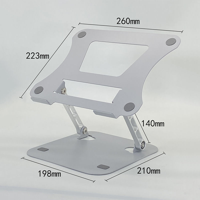 الصورة المصغرة: XMSJ Laptop Stand Adjustable Carbon Steel Notebook Tablet Stand Up to 17 Inch Ma