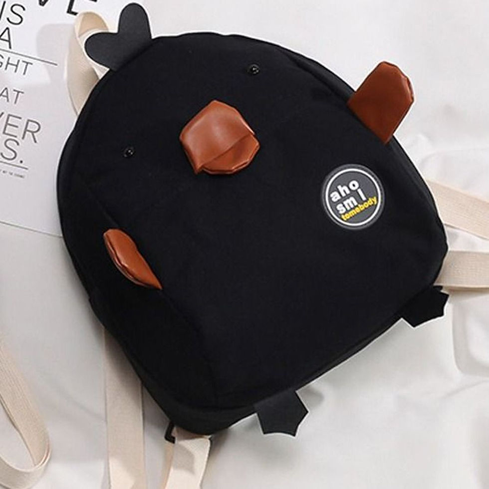 الصورة المصغرة: Creative Cartoon Duck Toddler Backpack Lightweight Large Capacity Children's Sch
