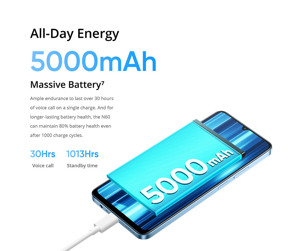 Thumbnail: Realme Note 60 6.74" HD 90Hz Display Smartphone 4GB RAM 256GB ROM 4G LTE 5000mAh