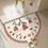Thumbnail: VIKAMA Cartoon Bathroom Rug Imitation Cashmere Semi-Circular Interior Area Foot 