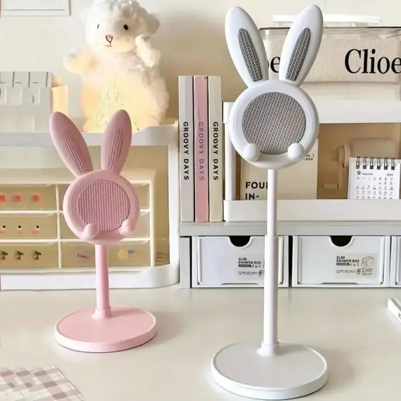 Cute Cartoon Bunny Phone Stand Desktop Cell Phone Stand For iPhone IPad Samsung