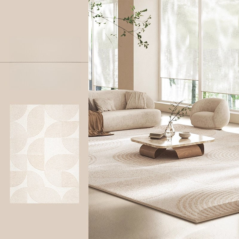 الصورة المصغرة: Cream Style Carpets for Living Room Fluffy Soft Lounge Rug Thick Plush Cloakroom