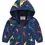 Thumbnail: Children's Fashion Cartoon Print Hooded Windbreaker Jacket Boys Girls Spring Aut
