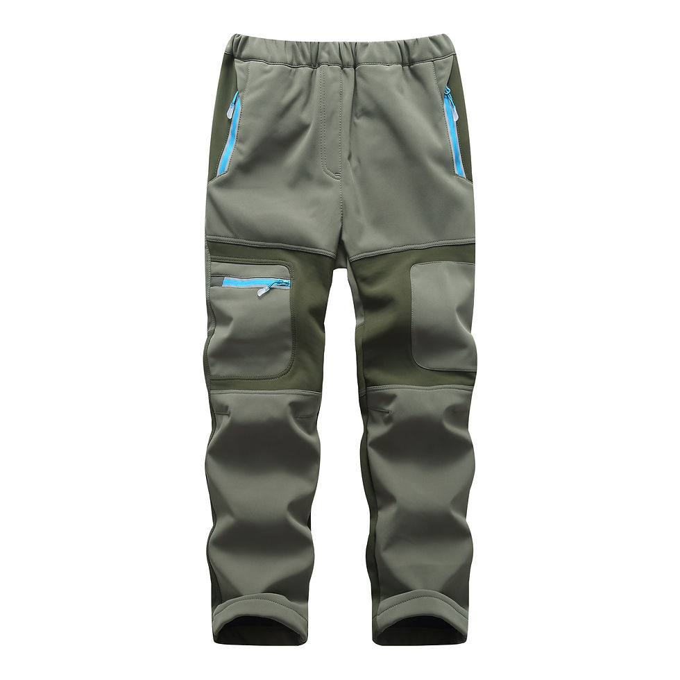 الصورة المصغرة: Fashion Brand Waterproof Boy Girl kids Pants Warm Trousers Sporty Climbing leggi