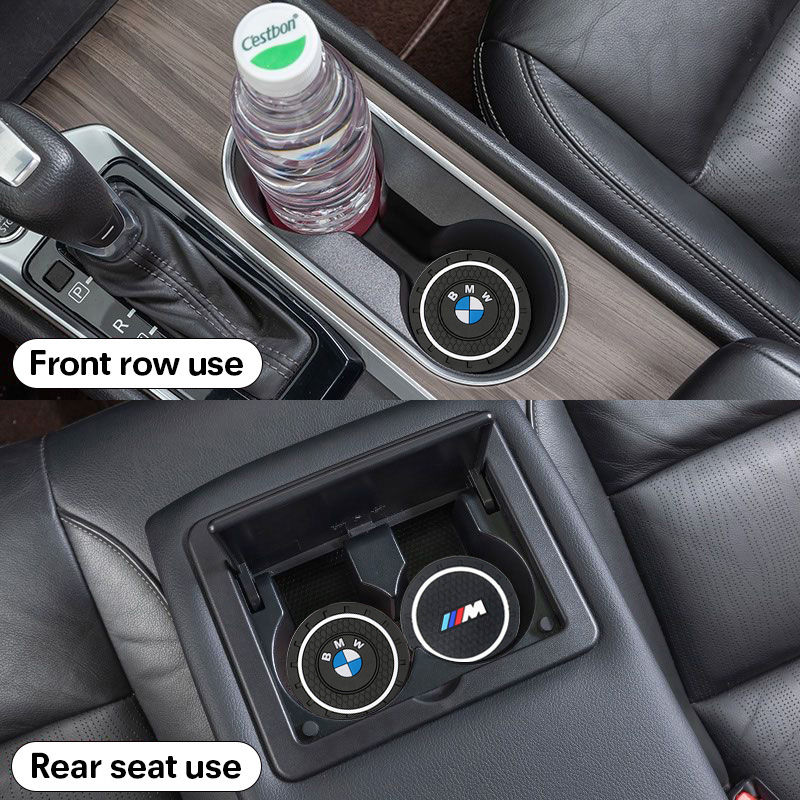 Thumbnail: Car Interior Water Cup Mat For BMW E46 E90 E60 F30 F10 E39 E36 F20 G30 G20 E87 E