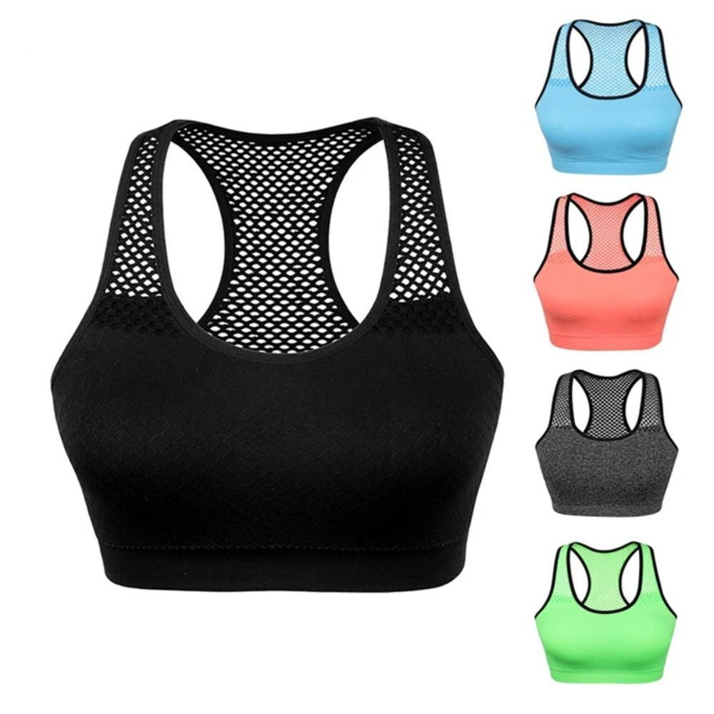 Quick-drying Women Active Bra Fitness Underwear Hollow Out Breathable Yoga Bra C