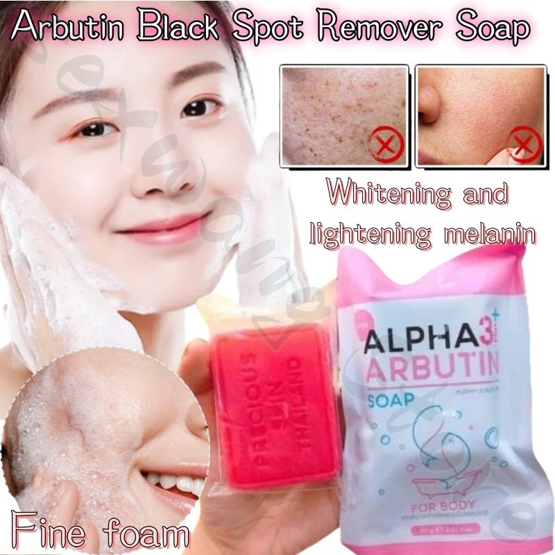 Alpha Arbutin 3 Plus Collagen Soap 80g Body Natural Brightening Smooth Cleansing