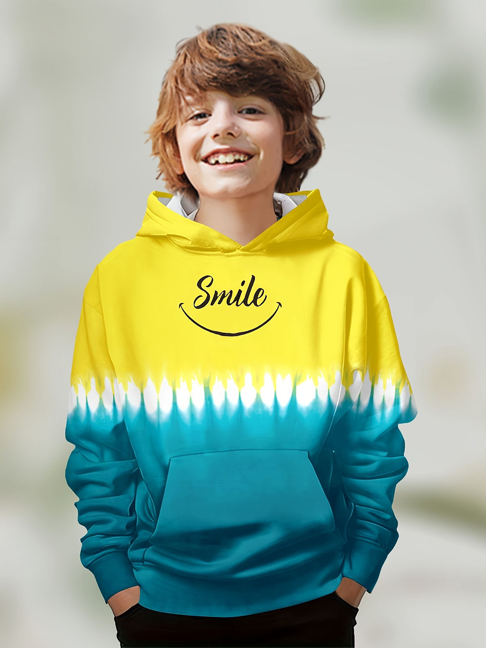 الصورة المصغرة: Kids Clothes Boys Hoodies Long Sleeve 3D Letter Print Children Spring Fall Cloth
