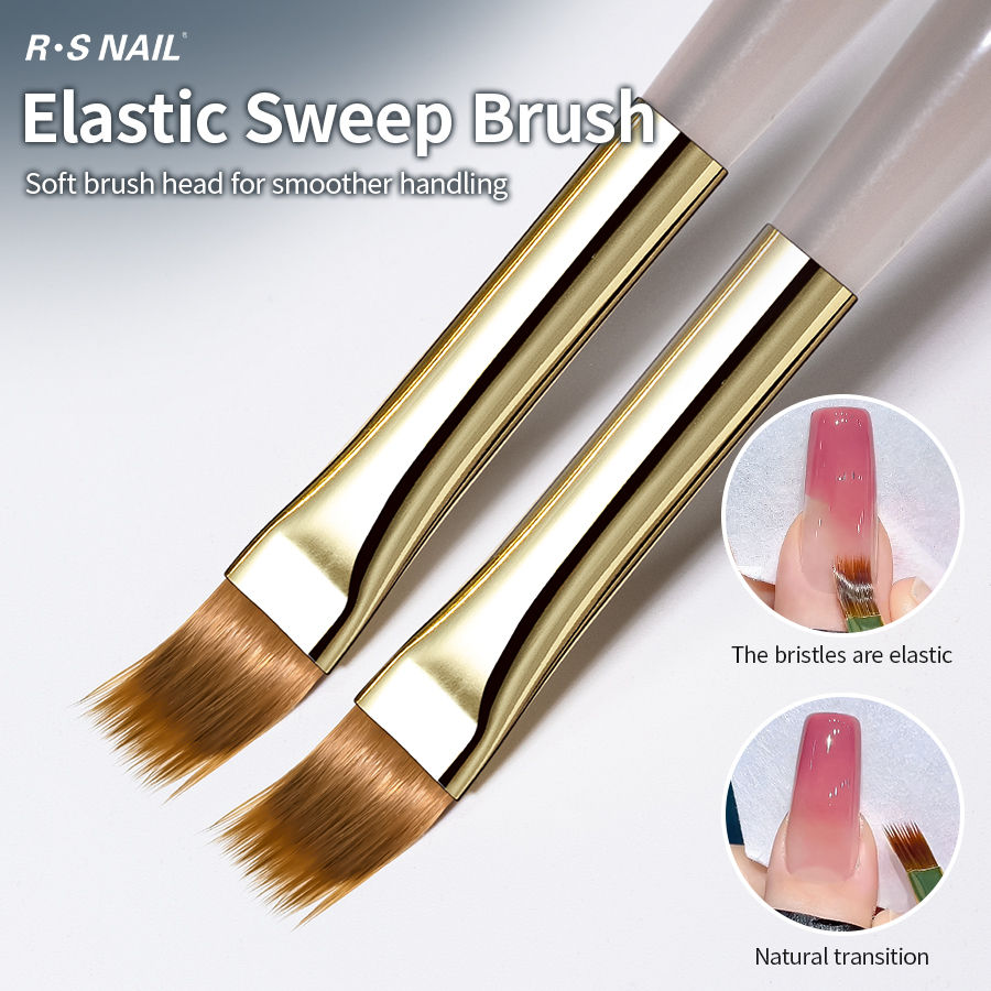 RSNAIL 1/2/5pcs Nail Art Brush Elasticity Sweep Brush DIY Gradient Nail Art Pain