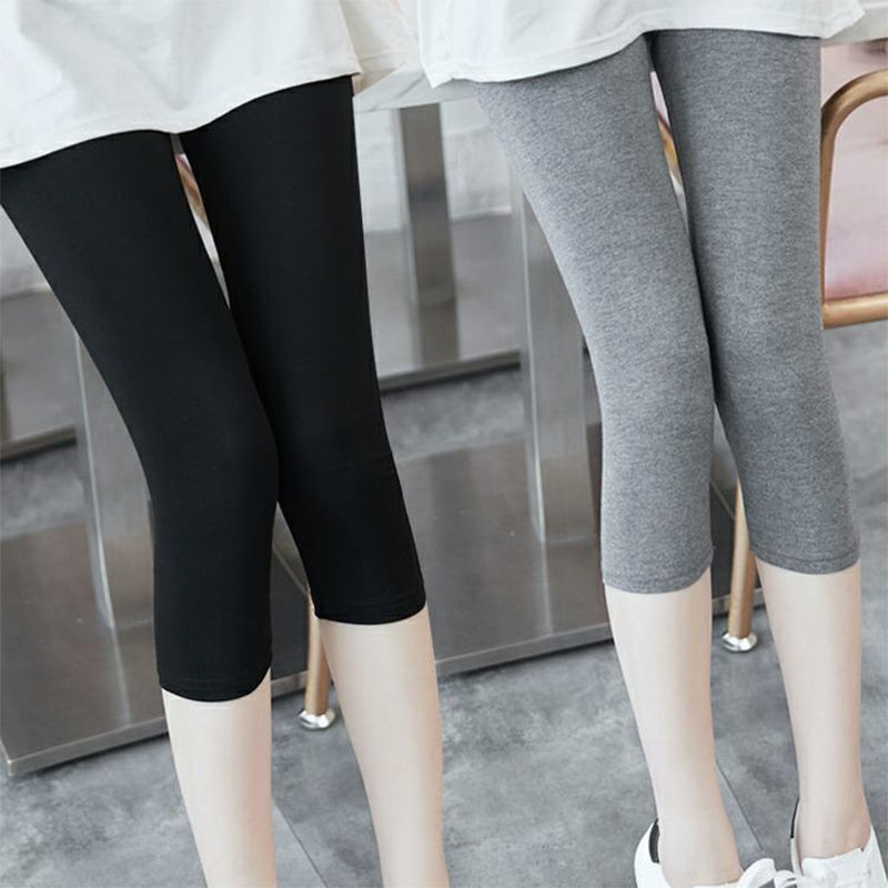 Women High Waisted Yoga Pants Squat proof Cropped Training Tights Female Sports