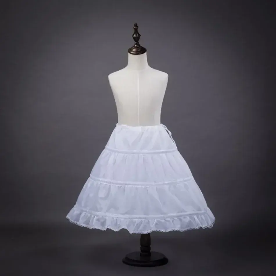 الصورة المصغرة: Girls Skirt Petticoat Woman Wedding Dress Pluffy Crinoline Girls Toddler Princes