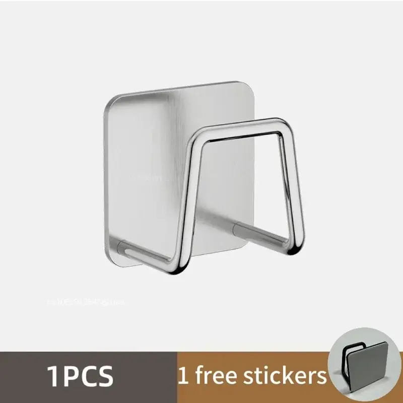 Thumbnail: Kitchen Stainless Steel Sink Sponges Holder Self Adhesive Drain Drying Rack Kitc