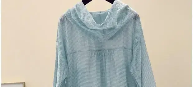 Thumbnail: 2023 Summer Women's Versatile Thin Long Sleeve Loose Relaxed Breathable Ultra Th