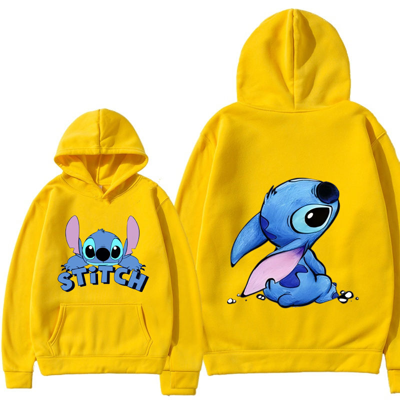 Miniso Fun Anime Autumn/Winter Hoodies Kids Hoodies Girls Boys Lilo and Stitch S