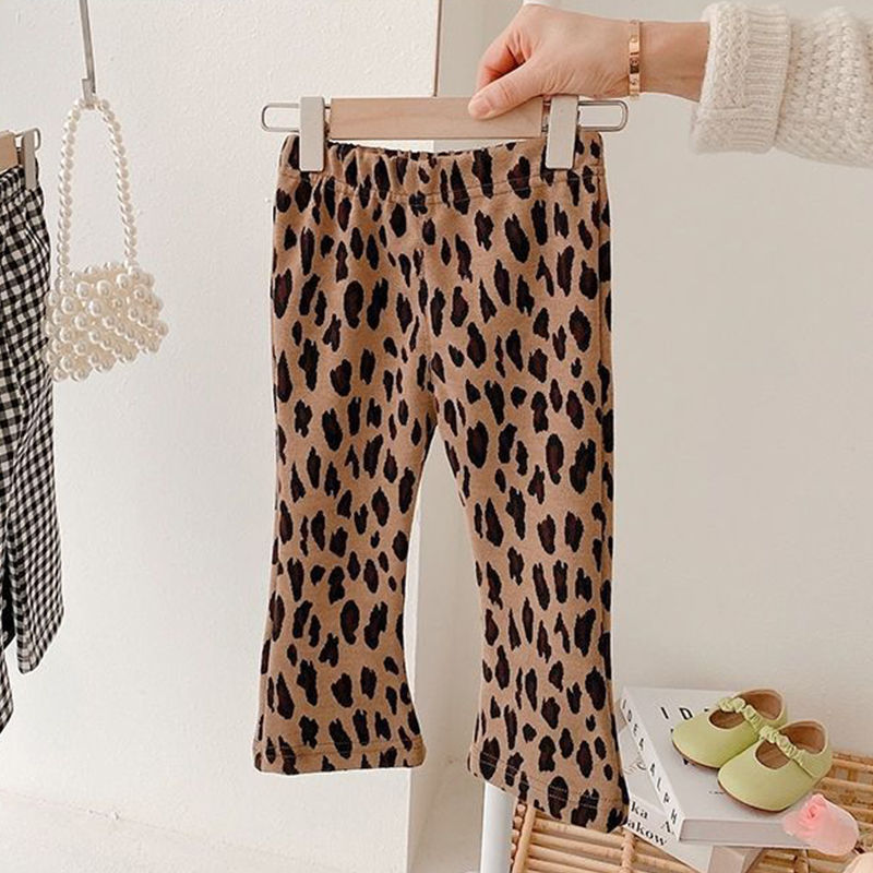 Thumbnail: 1pcs Spring Summer Girls Legging Thin Fashion Cartoon Tight Bell-Bottoms Autumn 