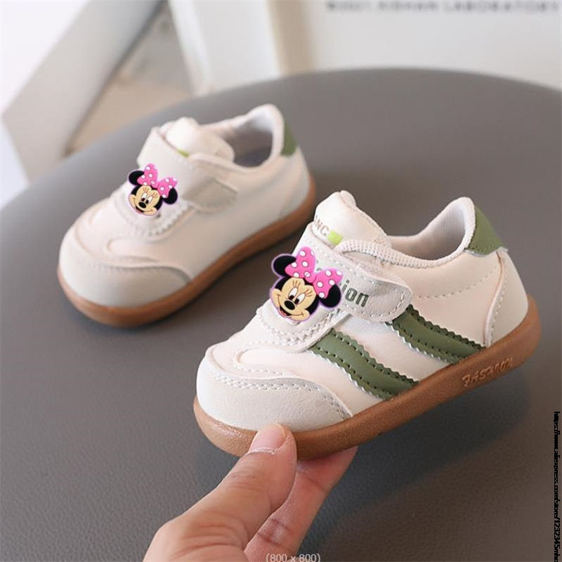 الصورة المصغرة: Mickey Minnie Children Casual Shoes Girls Boys Sneakers Kids Breathable Soft Spo