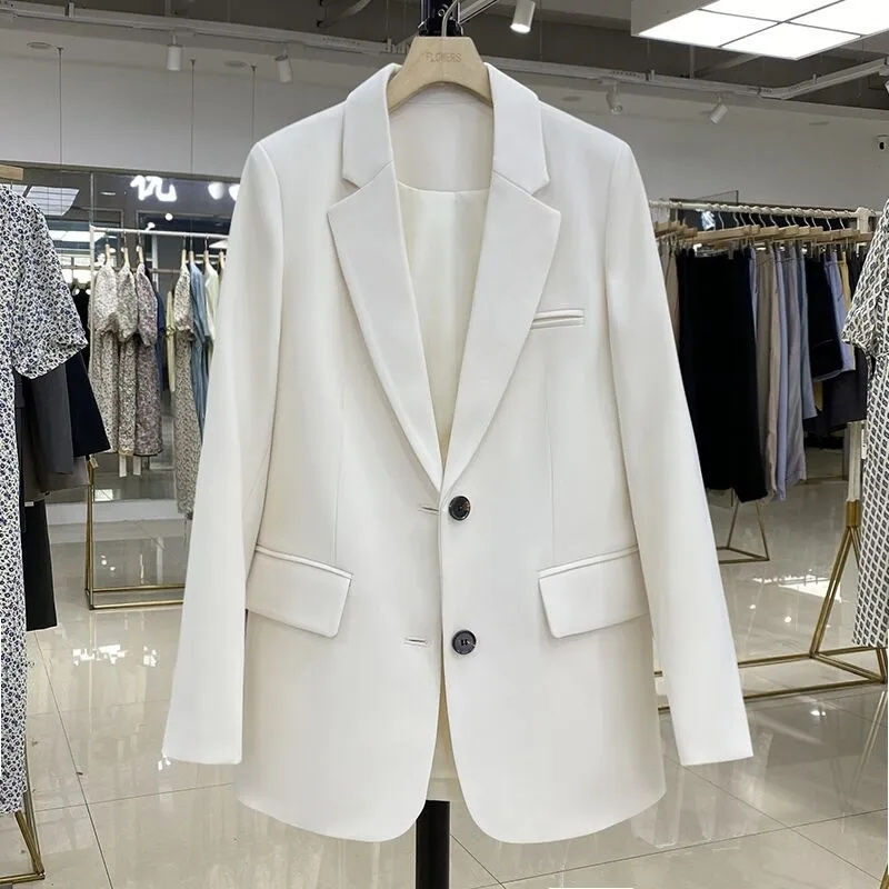الصورة المصغرة: 2024 New Blazer Women Coat Spring New Office Lady Blazer Womens Vintage Casual L