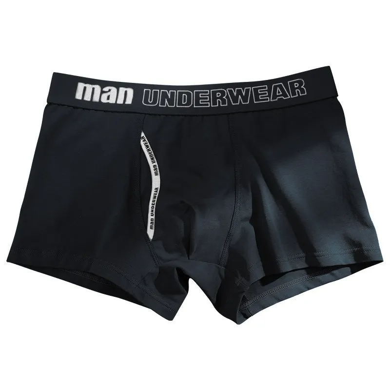 Thumbnail: Men's Underwear Pants Cotton Teenagers Pocket Boxer Shorts Breathable Boys Sport