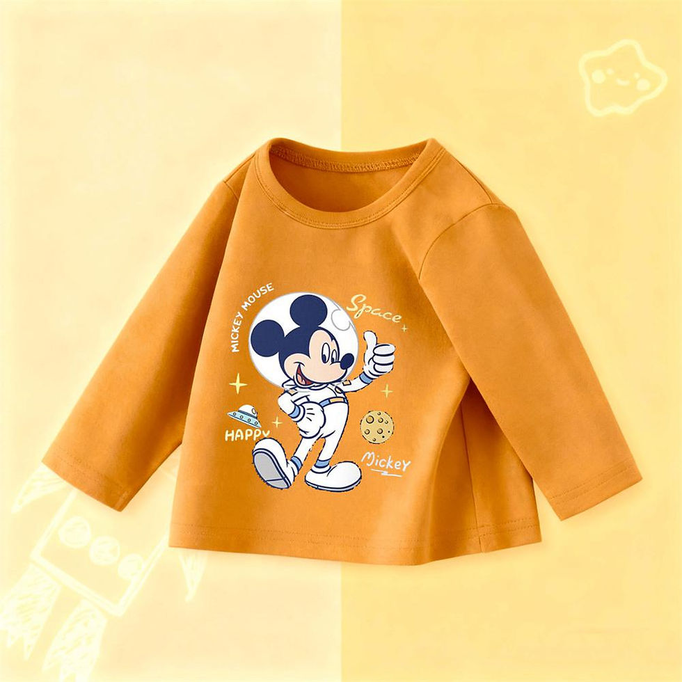 الصورة المصغرة: New Cartoon T Shirt Fashion Casual Clothes Boys And Girls Printing Tees Round Ne