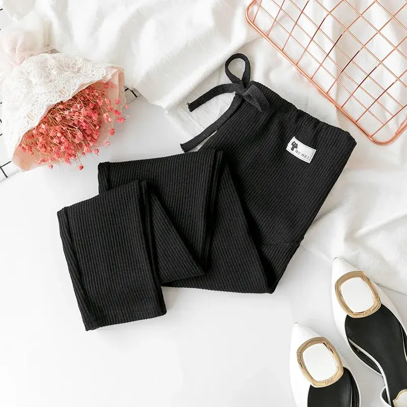 Thumbnail: Pregnant Woman Adjustable Big Size Leggings New Maternity Pants  Pregnancy Thin 