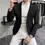 Thumbnail: Men's Deerskin Fleece Jacket Suit Coat Blazer Men's Business Leisure Slim Fit Br