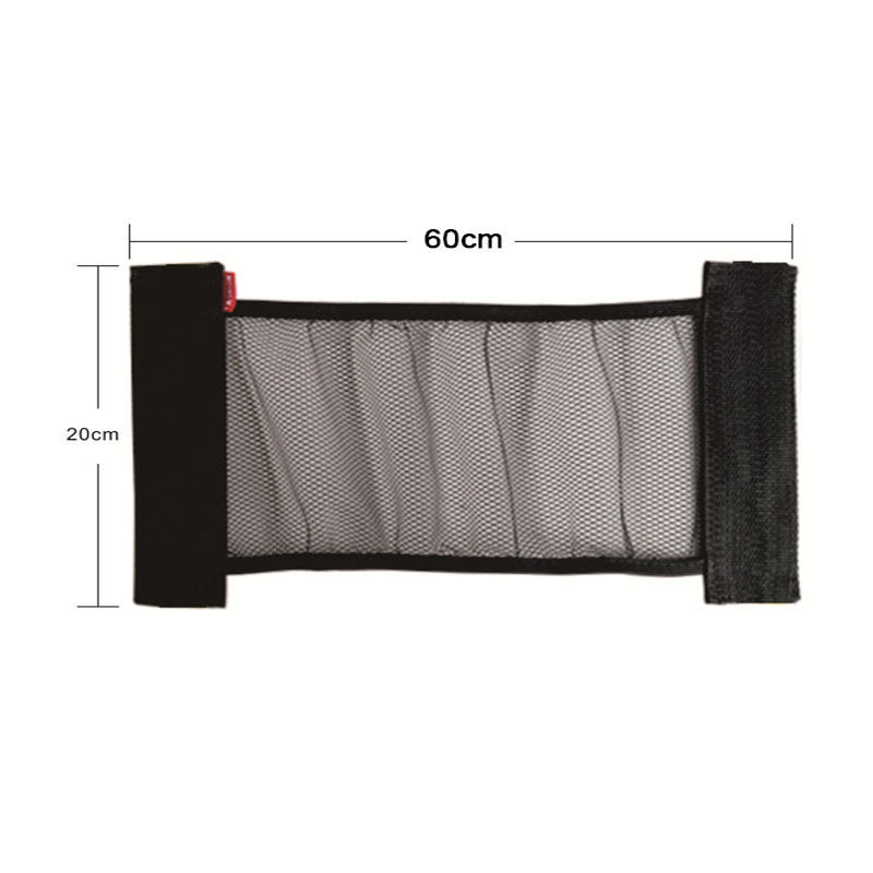 الصورة المصغرة: Car Back Rear Trunk Storage Mesh Fixed Straps Car Interior Organizer Extinguishe