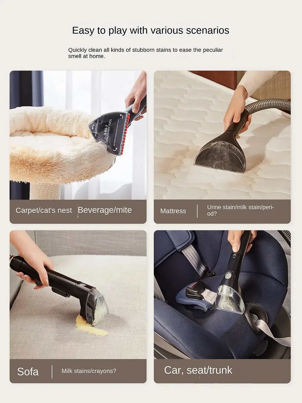 الصورة المصغرة: 2025 Original BISSELL 36985 Fabric Cleaning Machine Brush Suction Sofa Carpet Cu