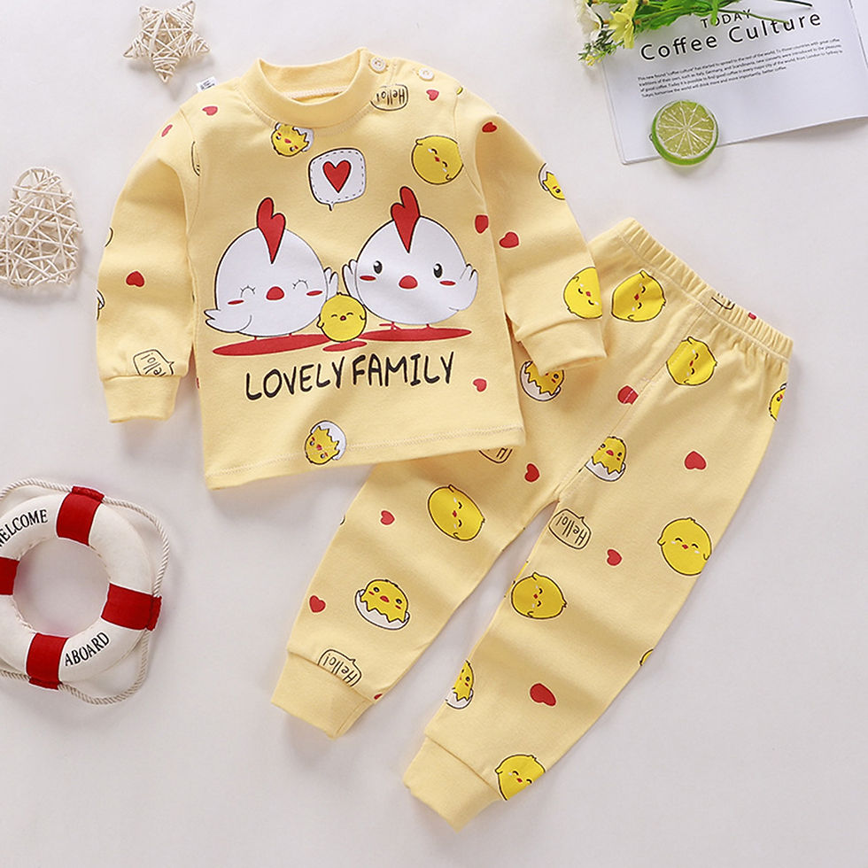 Spring Autumn Children's Clothing Sets Boys Sleepwear Clothes Kids Pajamas Set B