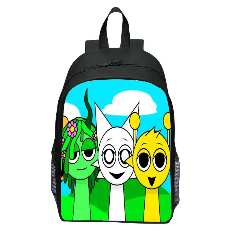 الصورة المصغرة: Printed Rhythm Zygome Sprunki Backpack Primary School Cartoon Game Peripheral Ba