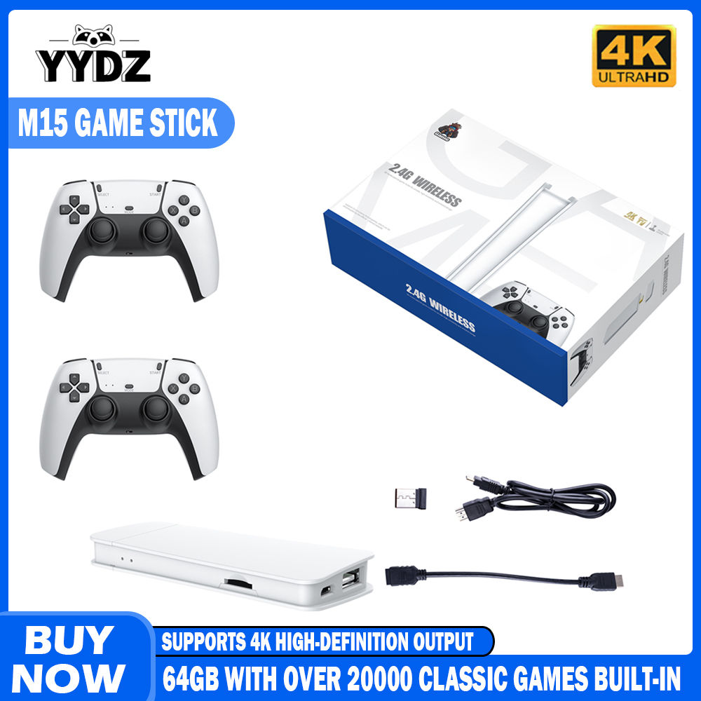M15 retro game console 64GB 20000+game 4K high-definition output handheld video