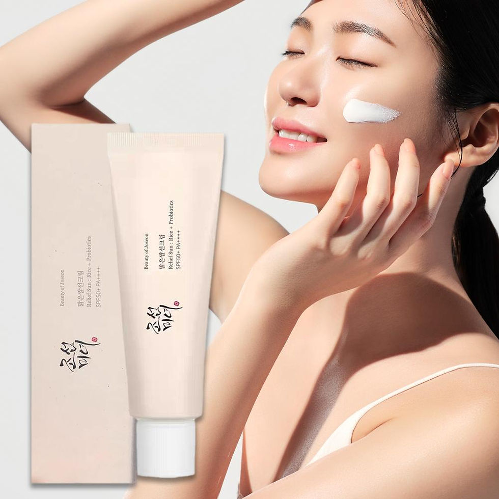 Thumbnail: 2pcs SPF50+ Sunscreen Korean Rice Probiotic Solar Blocker Skin Whitening Cream A